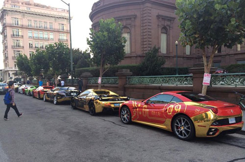 Dàn siêu xe của người Việt diễu hành trên đất Mỹ
