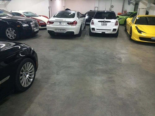 Những garage xe khủng của đại gia Việt