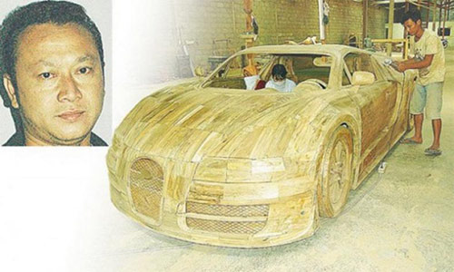 Bugatti Veyron làm từ gỗ giá 3.300 USD - 2