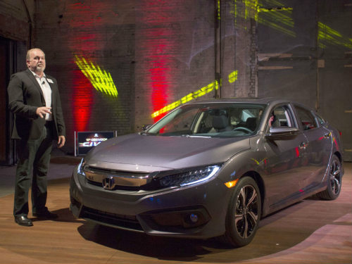 Lần đầu tiên Honda Civic 2016 lộ ảnh thực chi tiết
