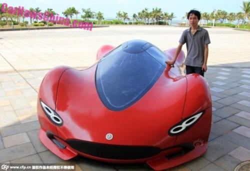 Sinh viên Trung Quốc phát triển xe ô tô điện thể thao cực ngầu - 5